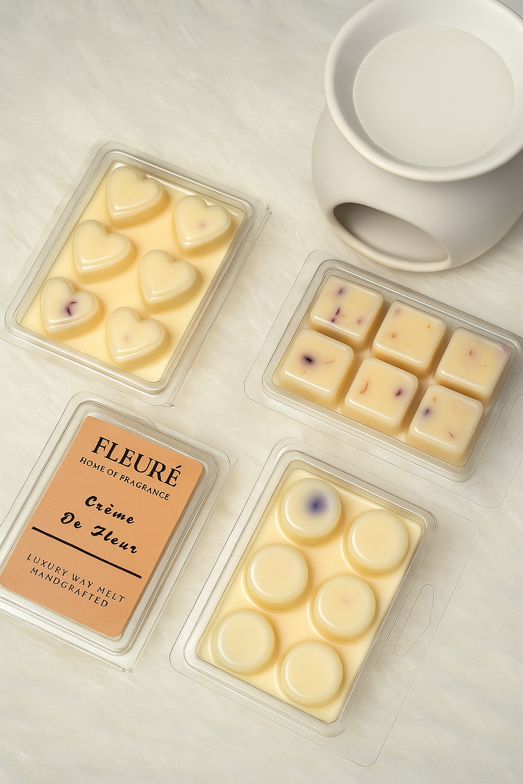 Creme de Fleur Wax Melt – Sweet & Floral Home Fragrance | Fleuré