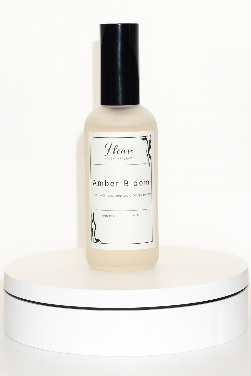 Amber Bloom Linen Mist – Warm & Cozy Bedding Scent | Fleuré